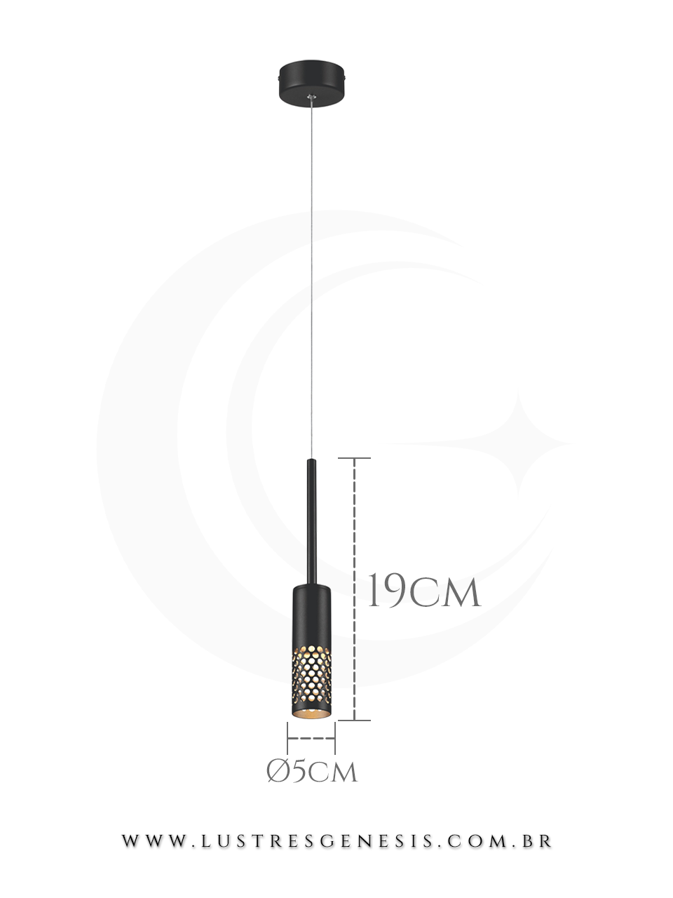 Lustre Pendente Sindora DCD018 LED Metal Acrilico Warm White Dourado, Cabeceira de Cama, Banheiro, Lavabo, Balcao de cozinha, Bancada